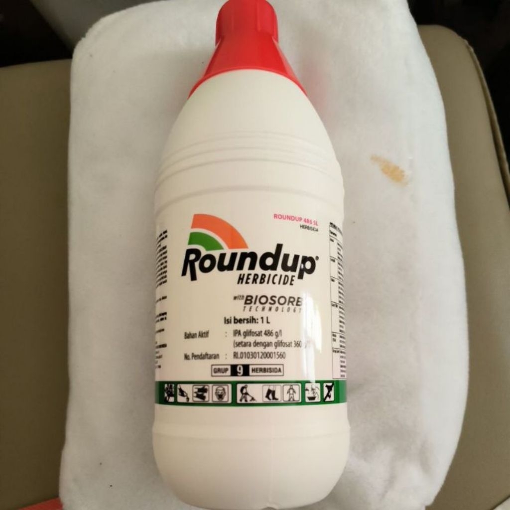 ROUNDUP 1 LITER  / PEMBASMI RUMPUT / ROUNDUP 486 SL 1000ML / ROUNDUP BIOSORB / OBAT PEMBUNUH RUMPUT 