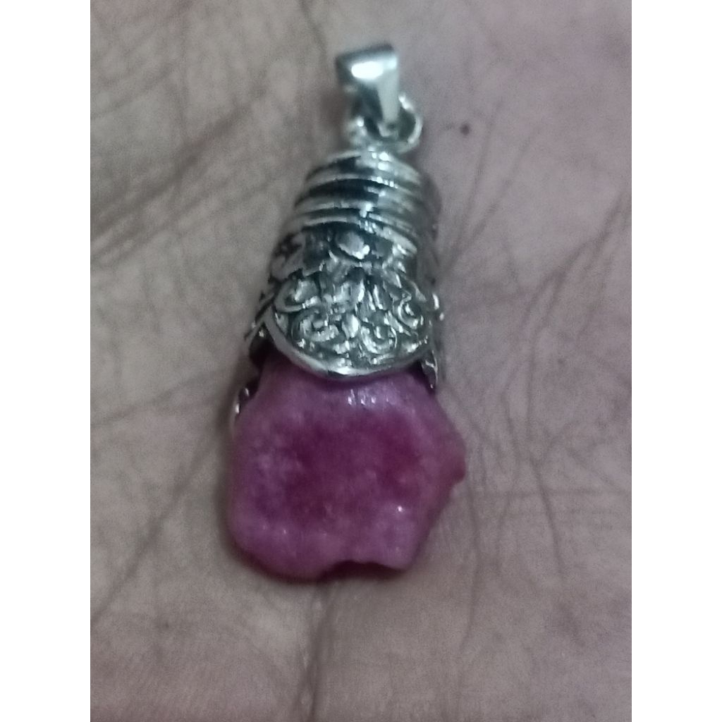 liontin batu Ruby dim 15