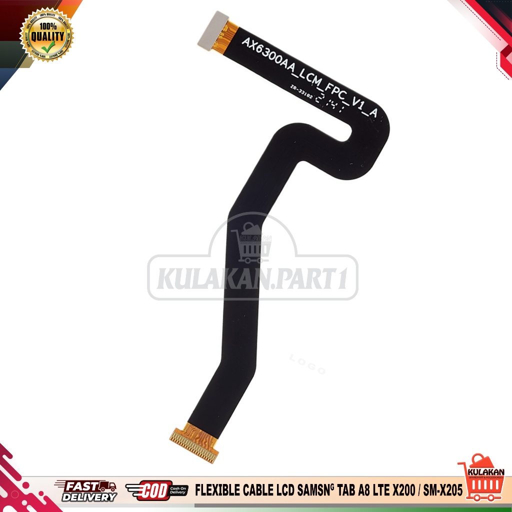 FLEXIBLE LCD FLEKSIBEL KABEL  LCD SAMSUNG TAB A8 LTE X205 / SM-X205 ORIGINAL