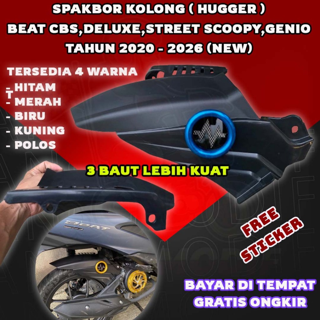 SPAKBOR KOLONG BEAT 2020 - 2026 NEW MODEL HUGGER BEAT CBS SPAKBOR KOLONG SCOOPY SPAKBOR KOLONG BEAT 