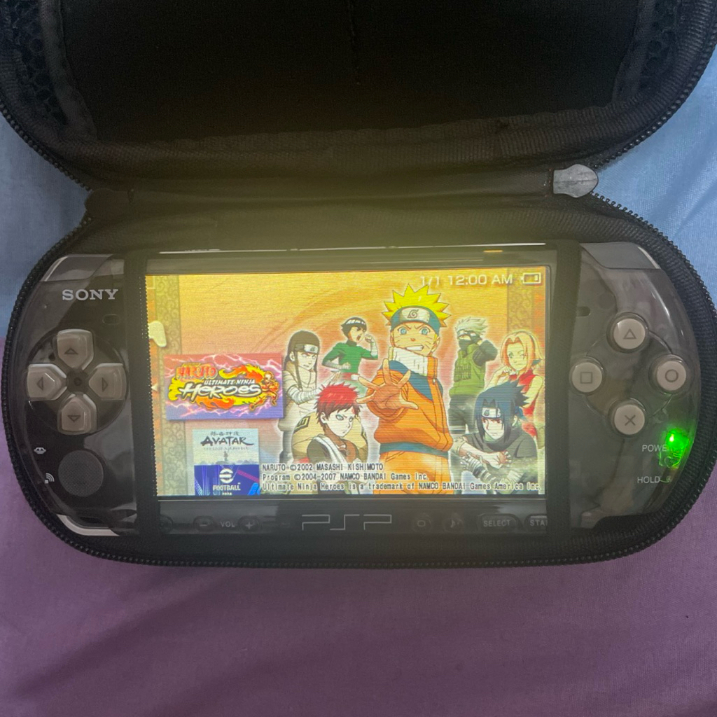 PSP 3000 Smoke black transparan mod