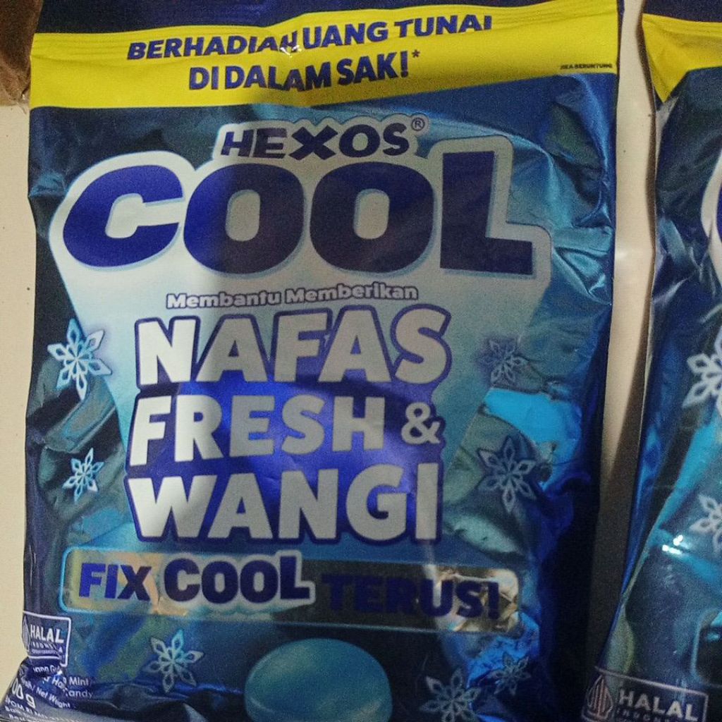 Hexos Cool Mint Penyegar Nafas 100gr (berhadiah uang)