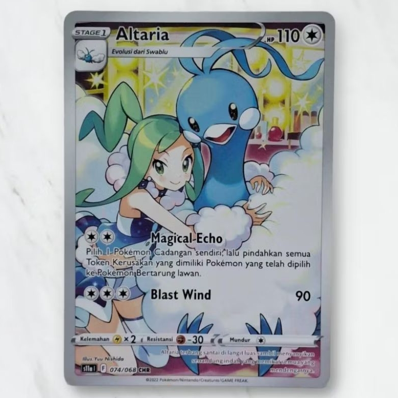 Kartu TCG Pokemon Arkana Memuncak Altaria 074/068 CHR Indonesia