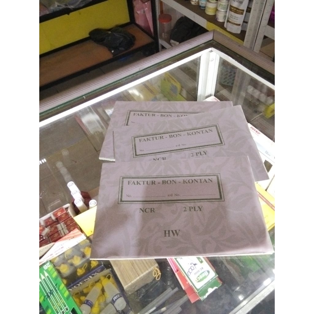 kwitansi nota faktur rangkap 2