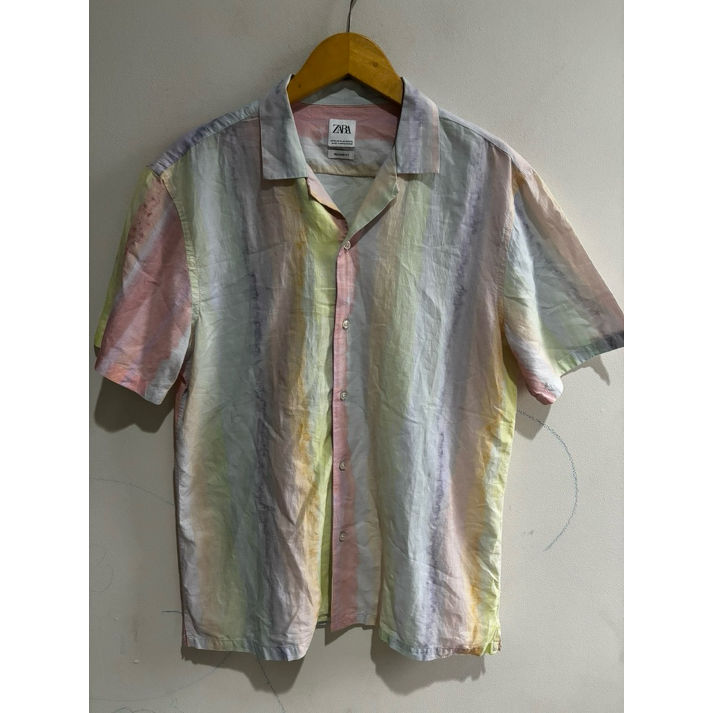 ZARA MAN TIE DYE PRINT SHIRT