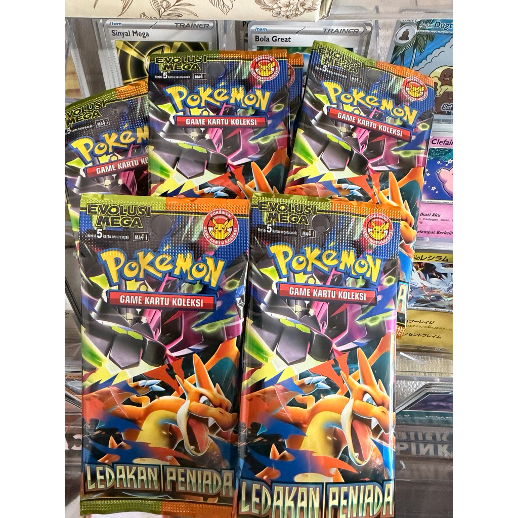 Ledakan Peniada Pokemon Booster Pack Bulk