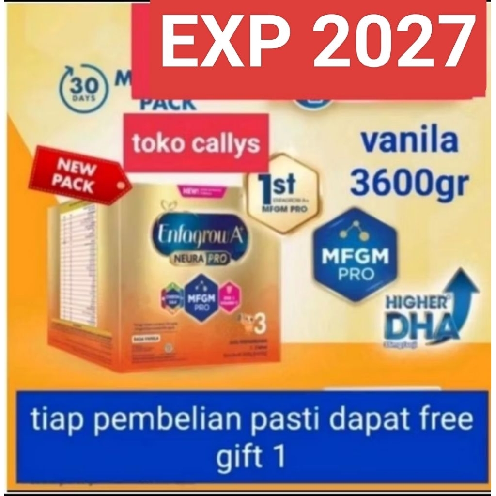 enfagrow 3 3600 gr vanila kemasan mfgm pro