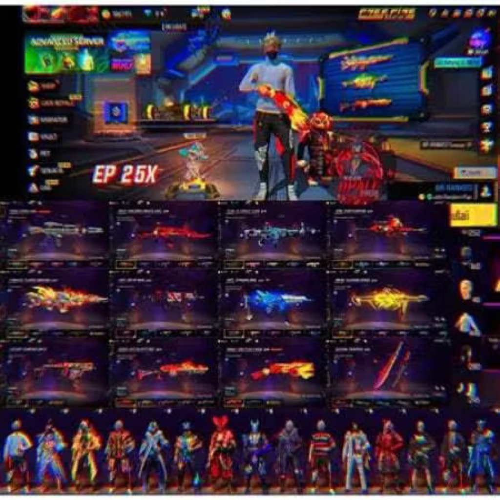 SG OPM AKUN GARENA FF PRO OLD BANGET GERATIS SARUNG JEMPOL AP KING