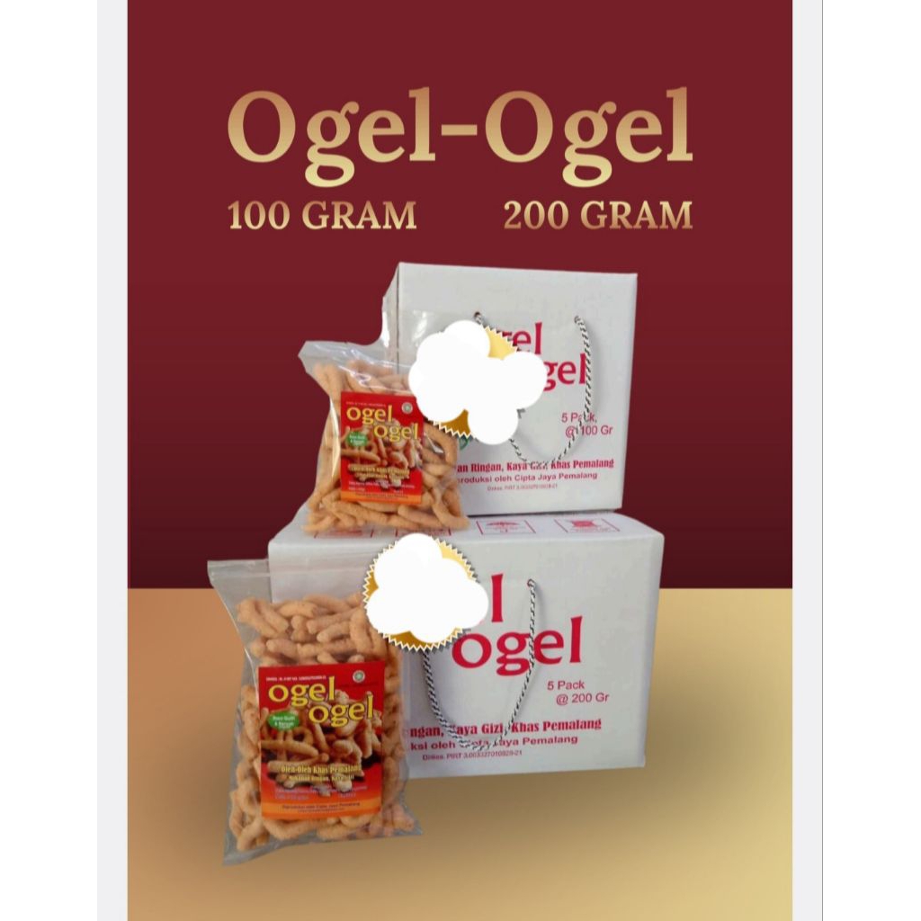 OGEL-OGEL MAKANAN KHAS PEMALANG 100g.
