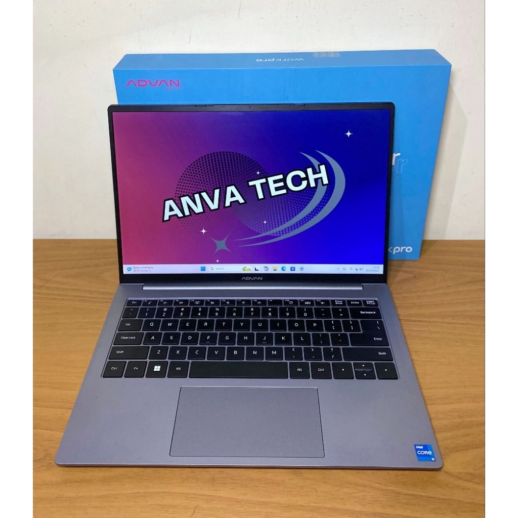 Laptop ADVAN Workpro Core i5-12450H Ssd 512Gb Fullset