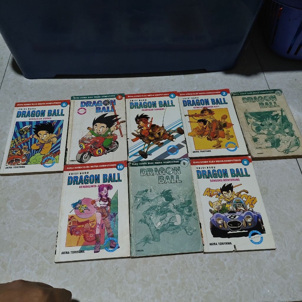 komik dragon ball cabutan original