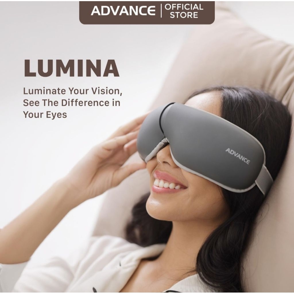 ADVANCE - LUMINA ( HS8917) Eye Massager - Alat Terapi Mata Pemijat Mesin Pijit Pijat Getar Elektrik 