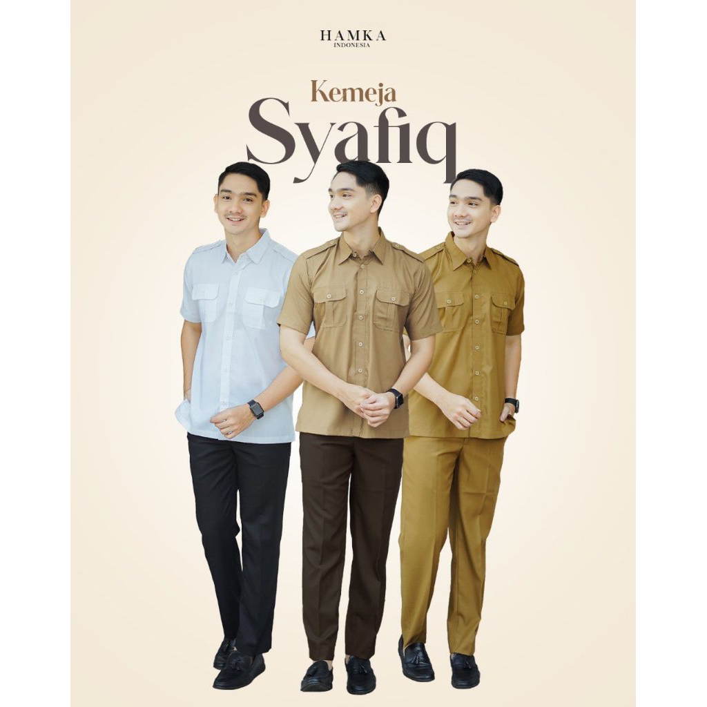 Syafiq Seragam Pdh Pria Dewasa Setelan Baju Pria Pdh Pns Bahan Katun Toyobo Terbaru By Maharani