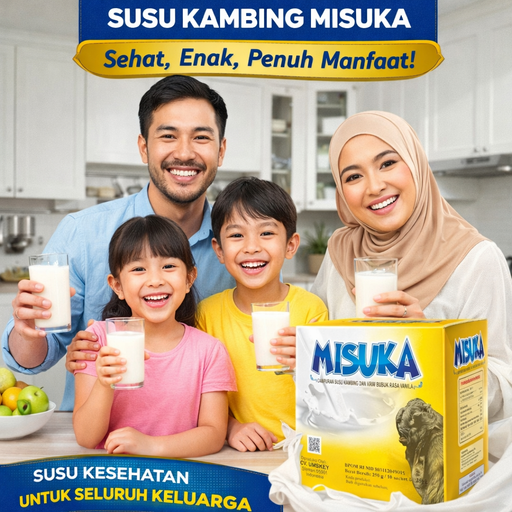 Susu Kambing Bubuk MISUKA VANILA