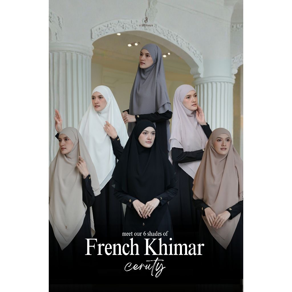 FRENCH KHIMAR CERUTY by ULYABBAYA | FK | KHIMAR