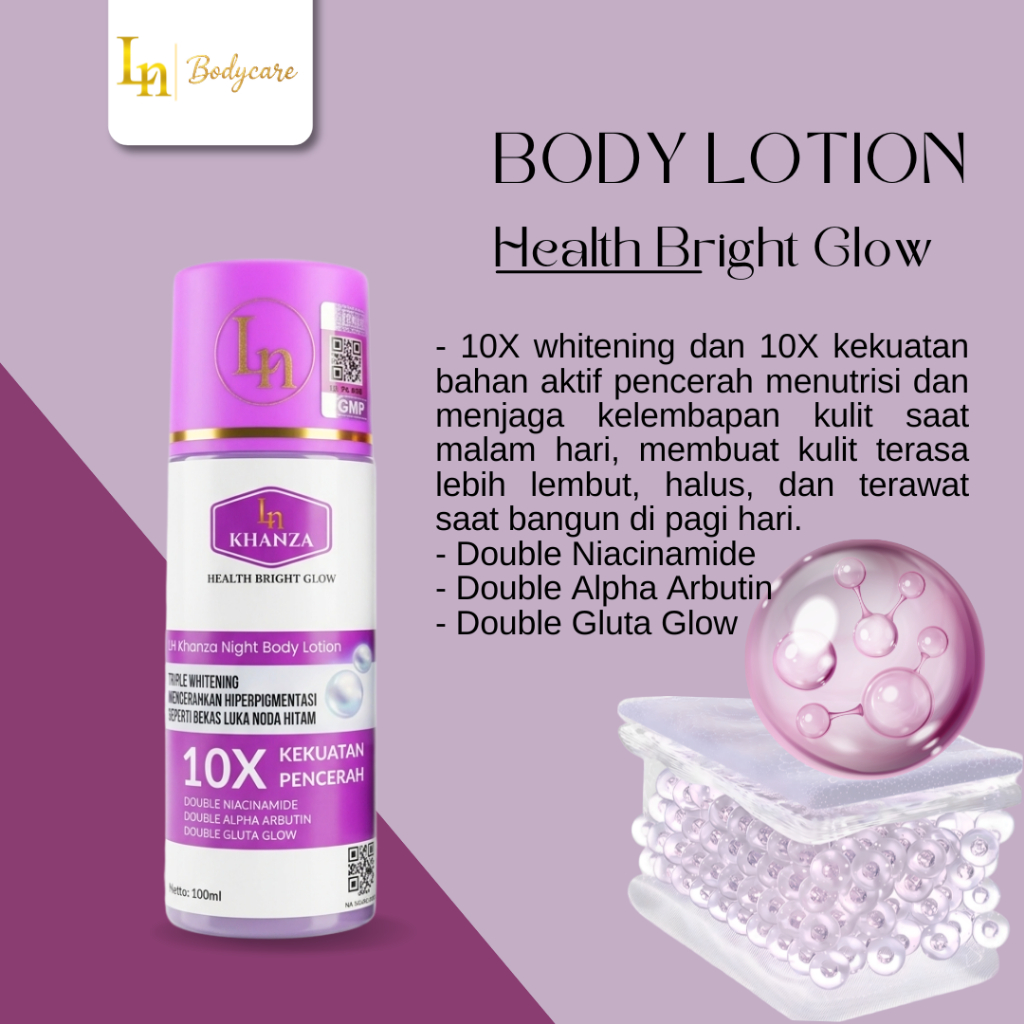 [HB MALAM] Lotion 10x Dosting Kelupas Siang Malam HB Whitening BPOM