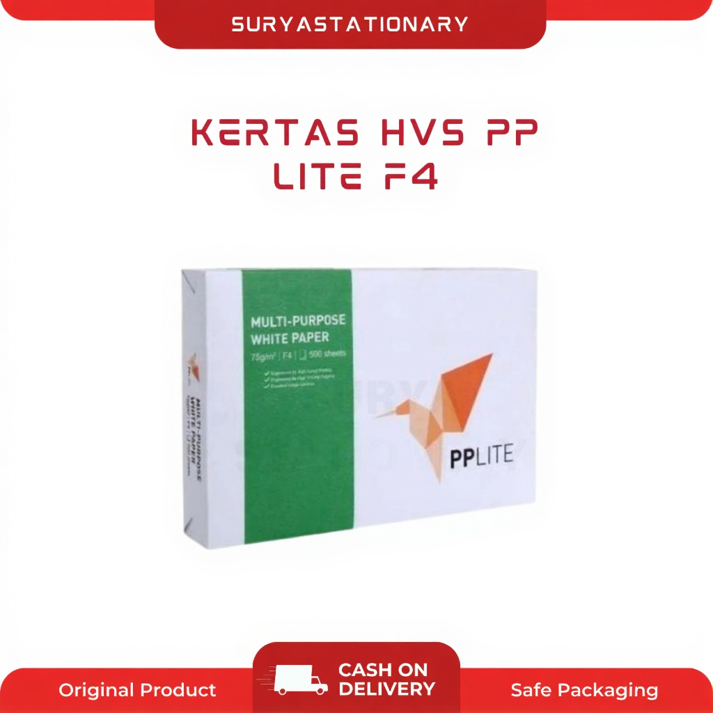 (RIM) KERTAS HVS PP LITE F4 / KERTAS HVS PP LITE 75gsm / KERTAS HVS
