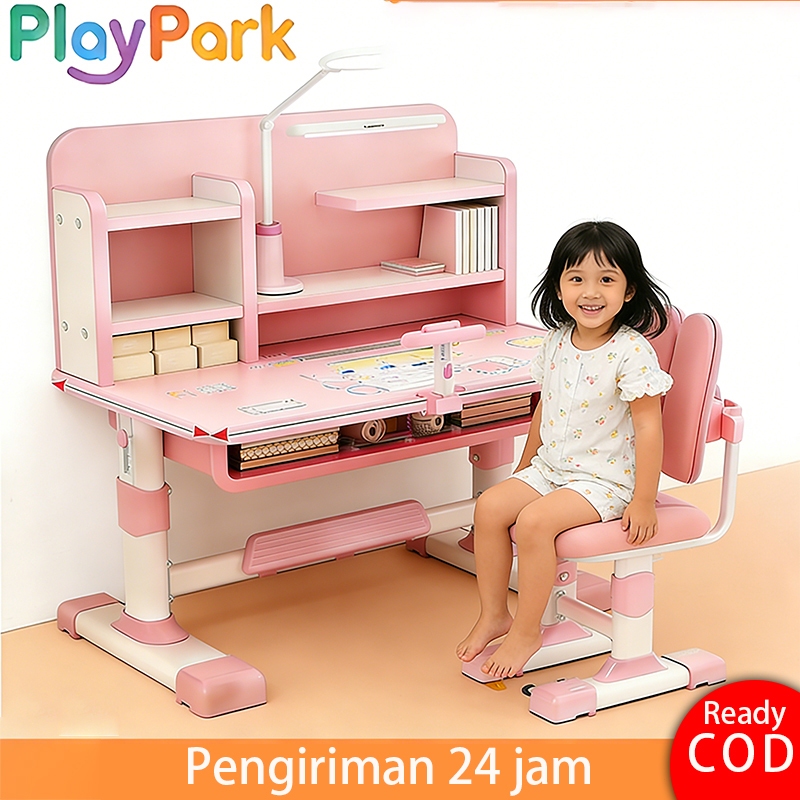 PlayPark Kursi Meja Belajar kursi belajar meja belajar meja belajar anak meja belajar anak set kursi