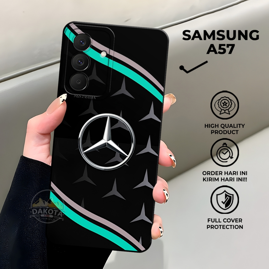 DAKOTA | Casing Samsung A57 A56 A55 Terbaru 2026 Case Samsung Motif Mercedes UV PRINTING Berkualitas