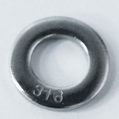 Ring Plat Stainless Steel - M20 - Washer Plate SS316