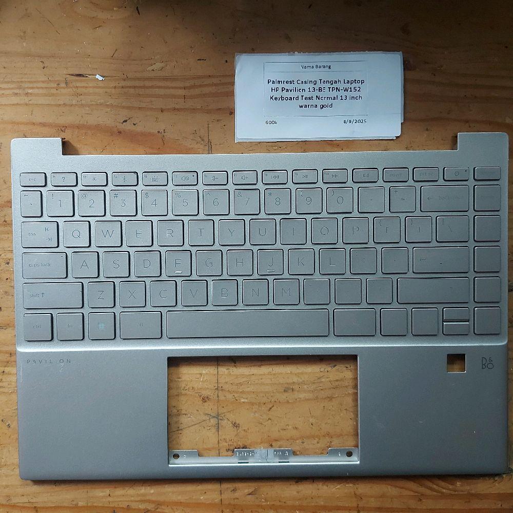 Casing Tengah Keyboard Laptop HP Pavilion AERO 13-BE TPN-W152 Palmrest W/ Backlit Keyboard OKE Warna