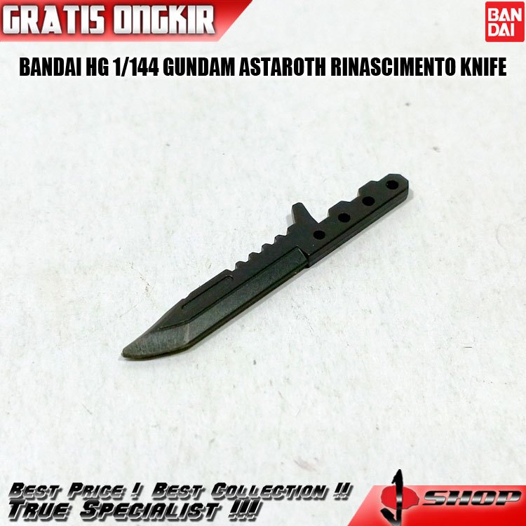 BANDAI HG 1/144 GUNDAM ASTAROTH RINASCIMENTO KNIFE HG3894