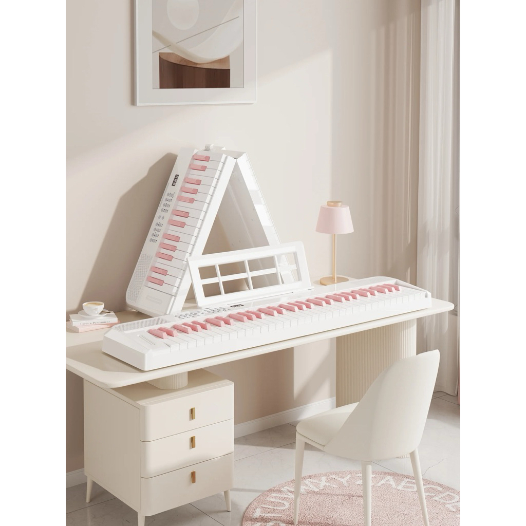 foldable piano betsy b151 / piano lipat pink