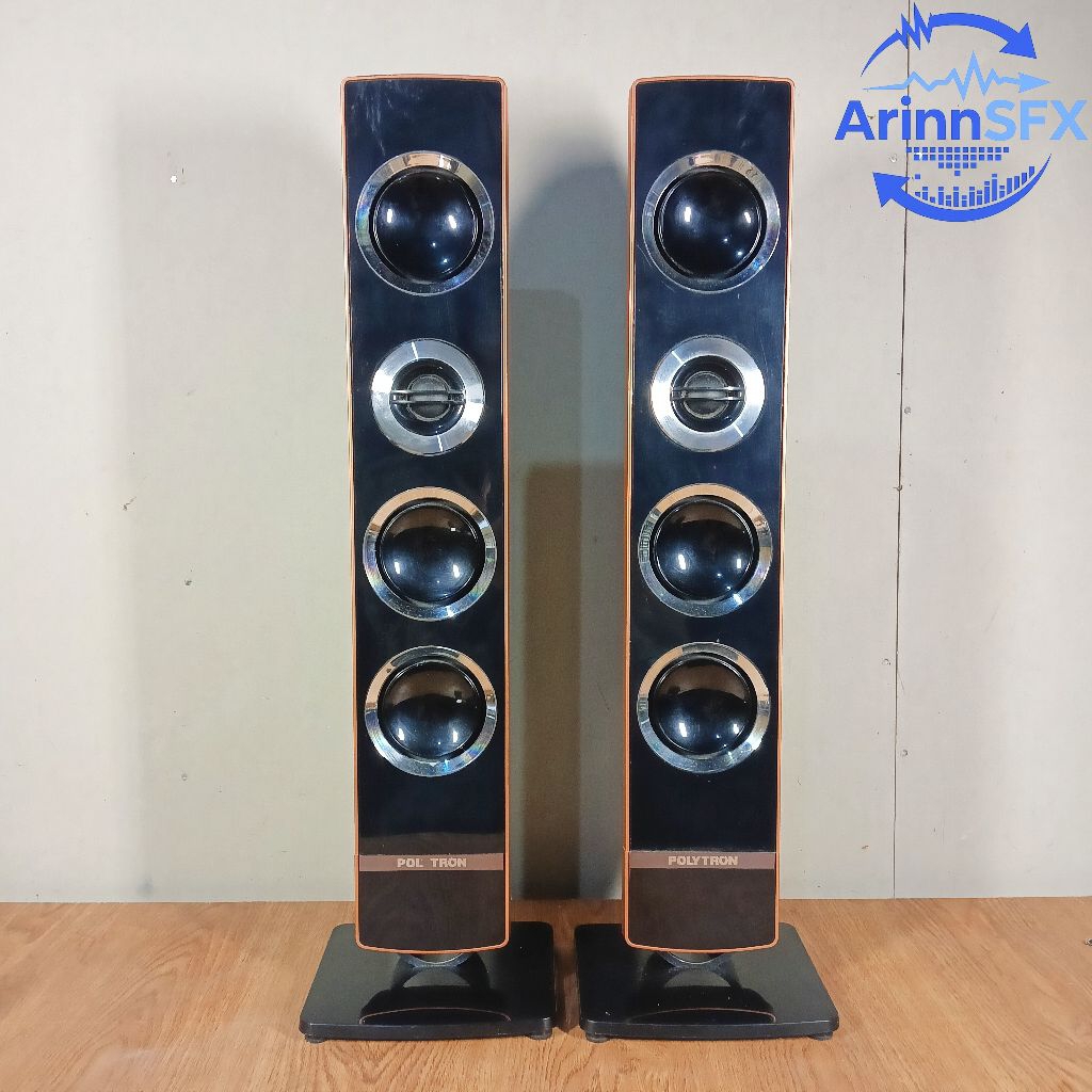 Pasif tower speaker Polytron 3 inch bekas normal mulus