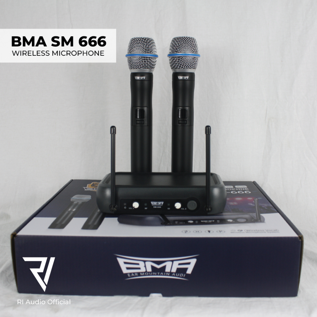 Professional Wireless Microphone BMA SM 666