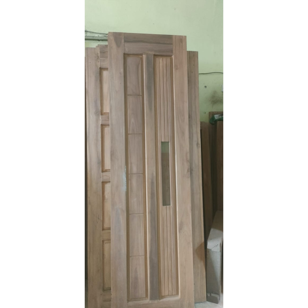 Pintu kayu jati dan ukuran Kusen mengikutinya