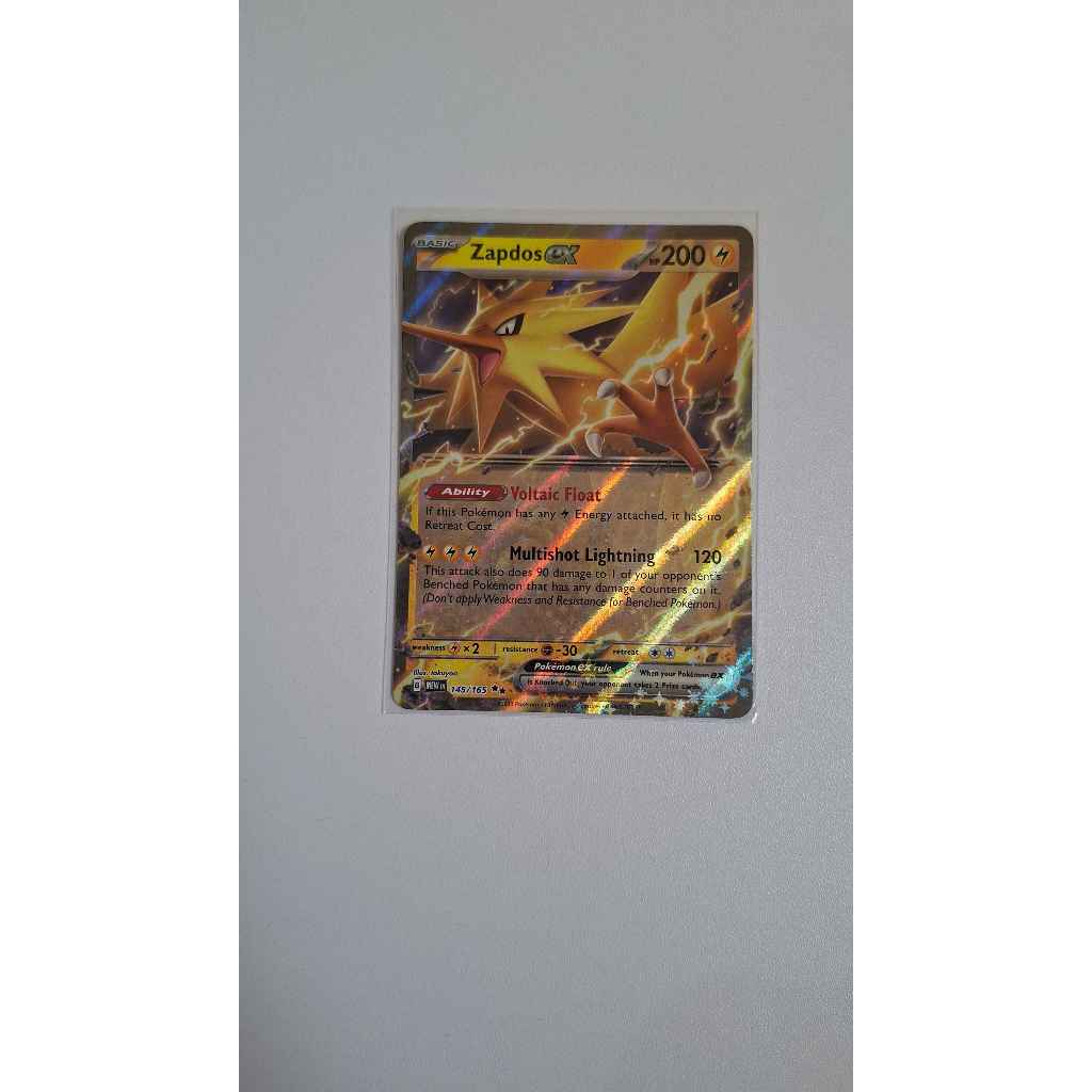 ZAPDOS EX RR DAN SNORLAX EX RR POKEMON TCG ENGLISH