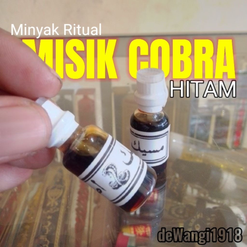 minyak misik cobra hitam original segel