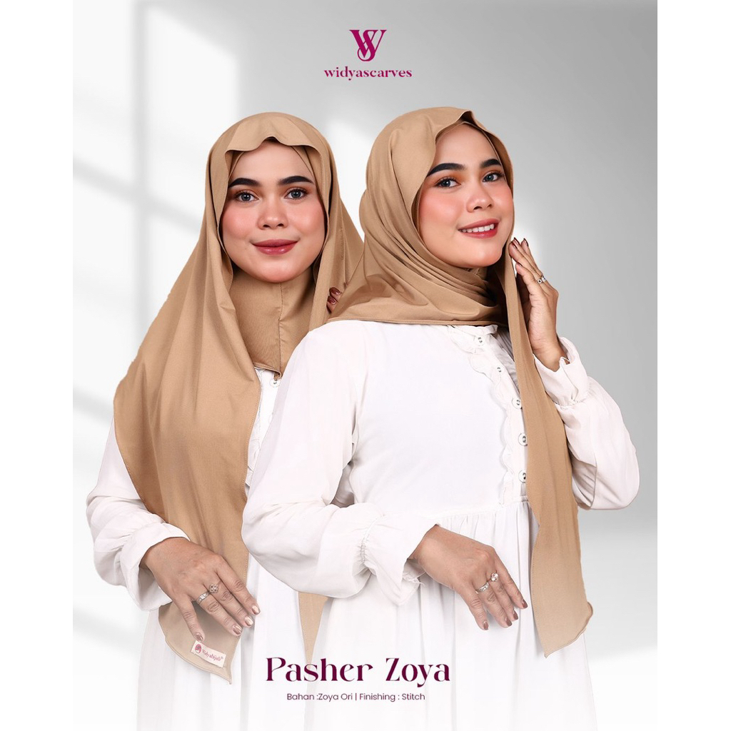[Grosir/5Pcs]Annisa Hijab-Pasher Zoya Widya Bahan Jersey Include Inner
