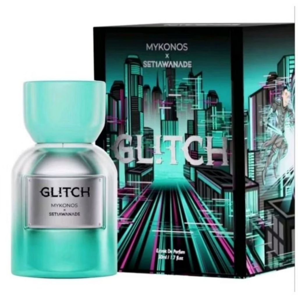 mykonos glitch 50ml segel 100% original