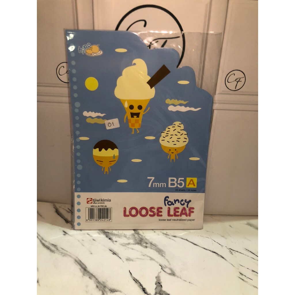N/A LOOSE LEAF POND FANCY/ISI BINDER UKURAN B5 HIPO ISI 25LEMBAR/26 LUBANG
