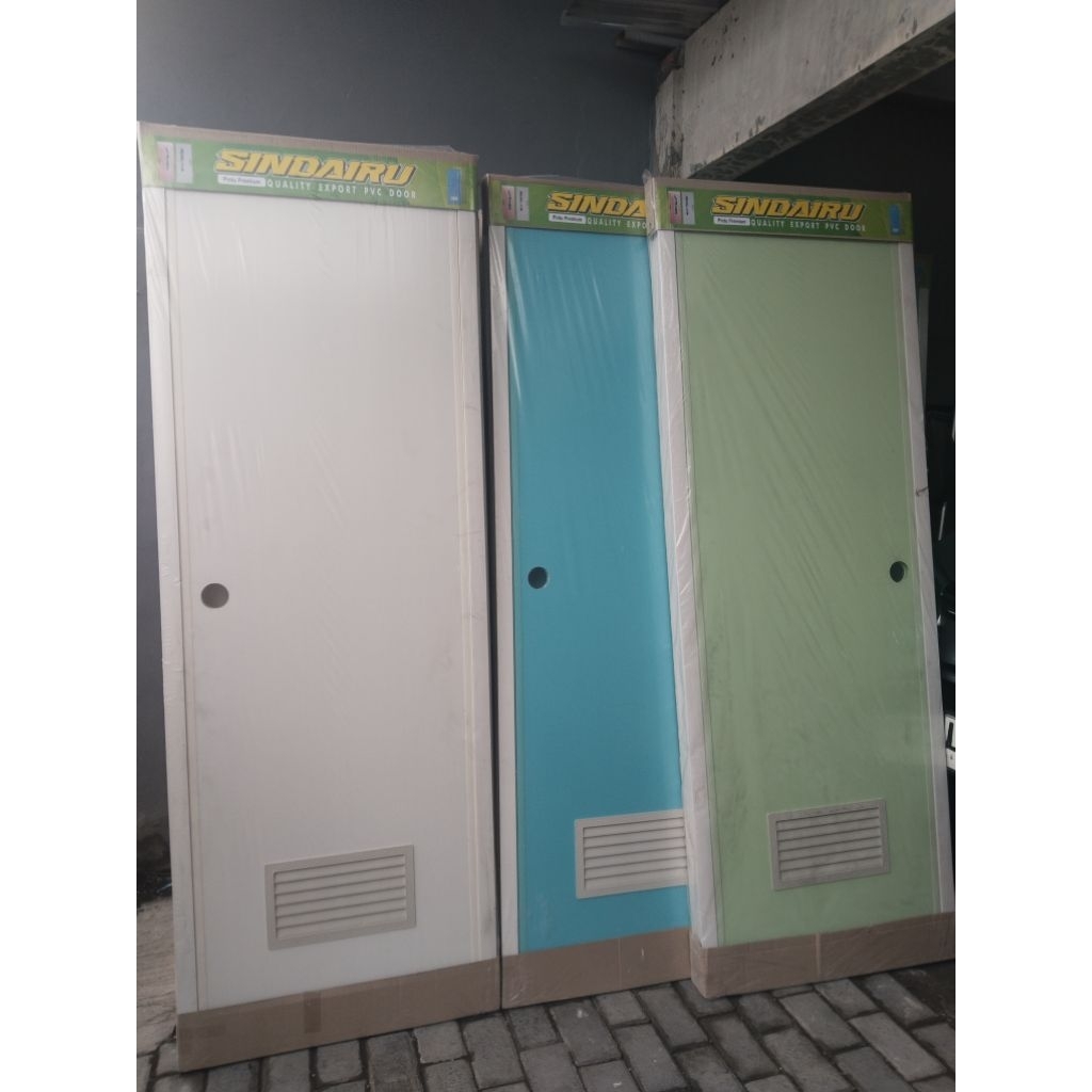 pintu pvc polos kamar mandi