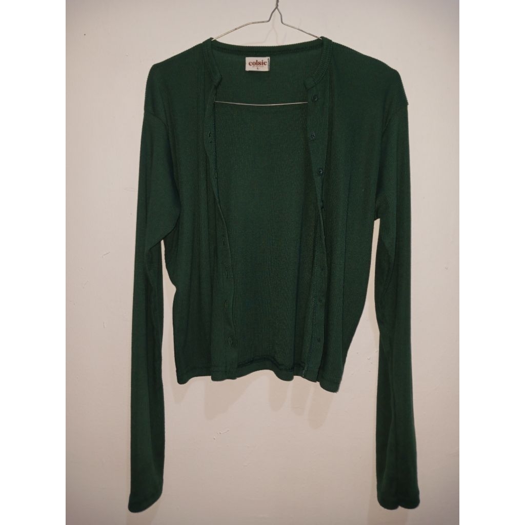 Cardigan Hijau
