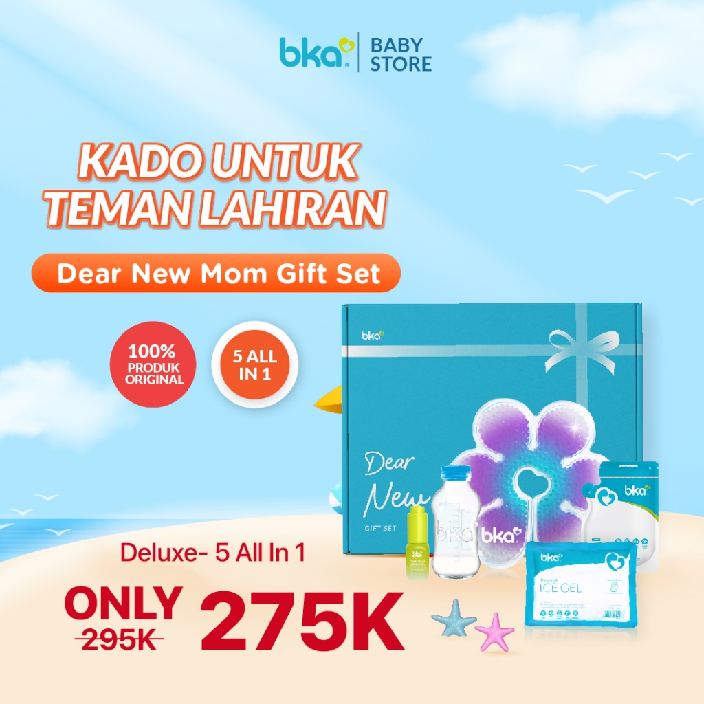BKA Dear New Mom Gift Set Deluxe – Kado Lahiran Bermanfaat Special Untuk Ibu dan Bayi | Hampers Ibu 