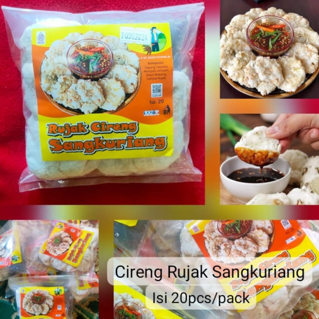 Rujak cireng merk Sangkuriang isi 20 pcs frozen