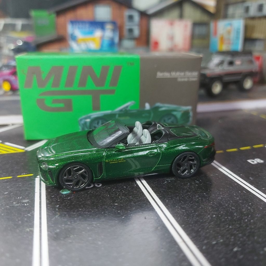 Mini Gt Bentley Mulliner Bacalar scarab green