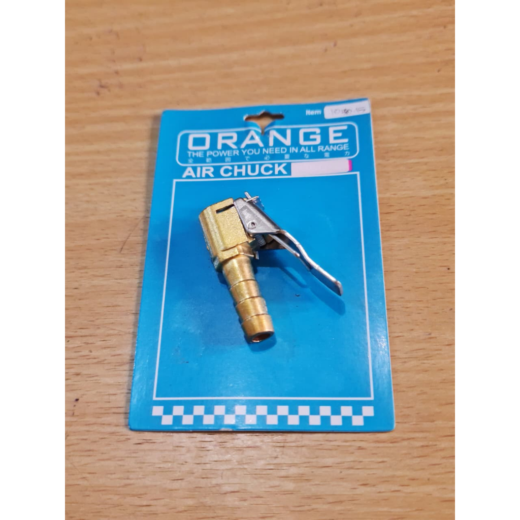 Air Chuck / Alat Isi Angin Ban Model Jepit Orange