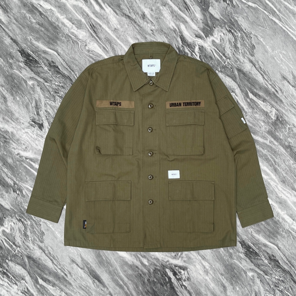 WTAPS WUT Ripstop Jungle Cordura Jacket Olive Green