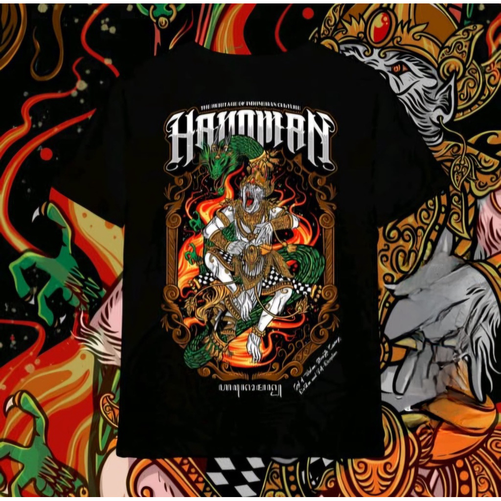 Kaos Hanoman Kaos Distro Unisex