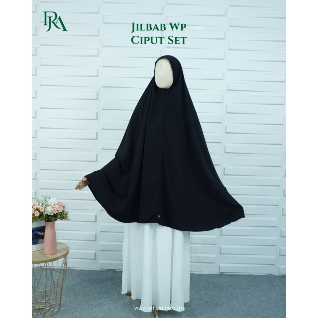 Khimar Wolfis Non Pet Syari Jumbo M L XL Jilbab Instan Wolvis Polos Hijab Daily Basic Nyaman & Flowy