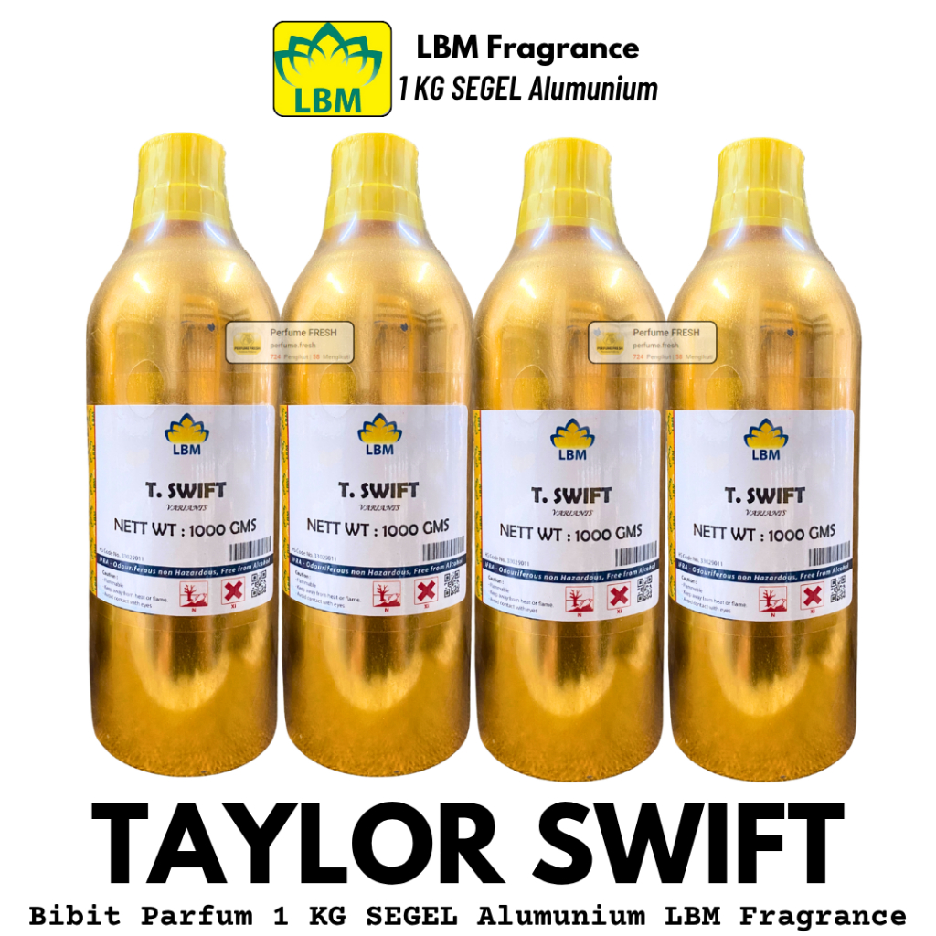 TAYLOR SWIFT 1 KG SEGEL Alumunium Bibit Parfum LBM Fragrance - Parfum MUrni Berkualitas - BIBIT PARF