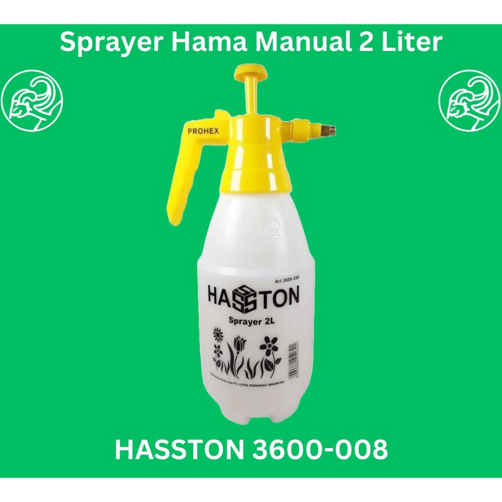 HASSTON 3600-008 Sprayer Pestisida Hama Sprayer Disinfektan Manual 2 Liter Hasston