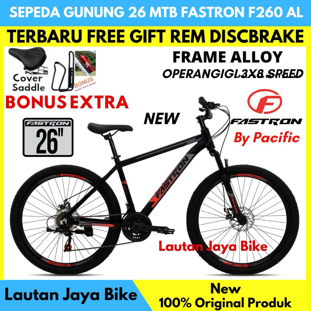 Sepeda Gunung MTB 26 27,5 SALZBURG SS42,Fastron,Exotic Rem Discbrake Operangigi New