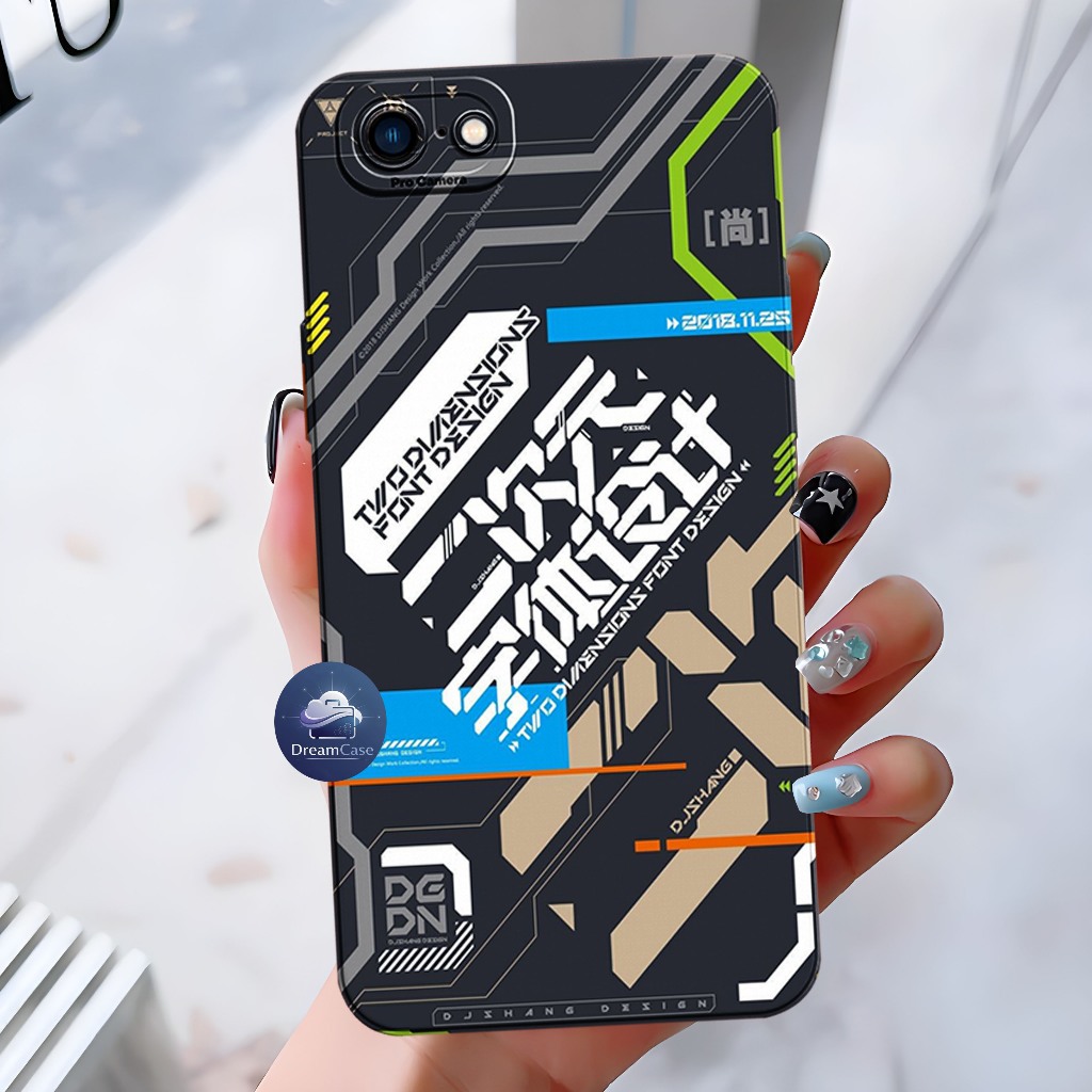 Vivo Y65 / Y66 / Y67/ Y69 - Pro Camera Softcase Macaron Motif Karakter - Case Pelindung Kamera - ALL