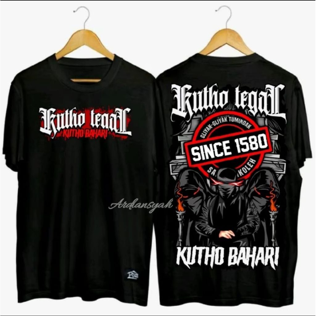 KAOS LENGAN PANJANG KUTHO TEGAL KUTHO BAHARI MOTIF PUTIH