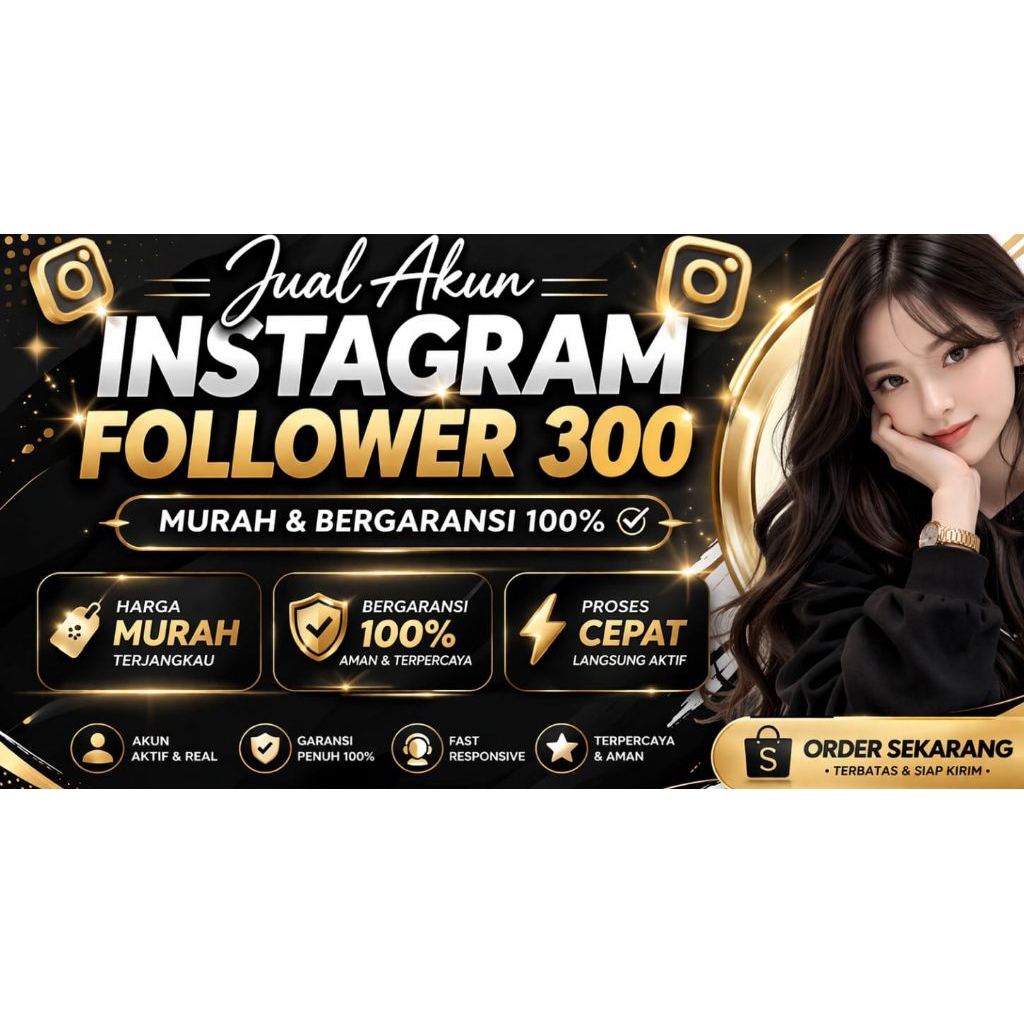 Akun instagram berfollower kuat,bergaransi dan aman
